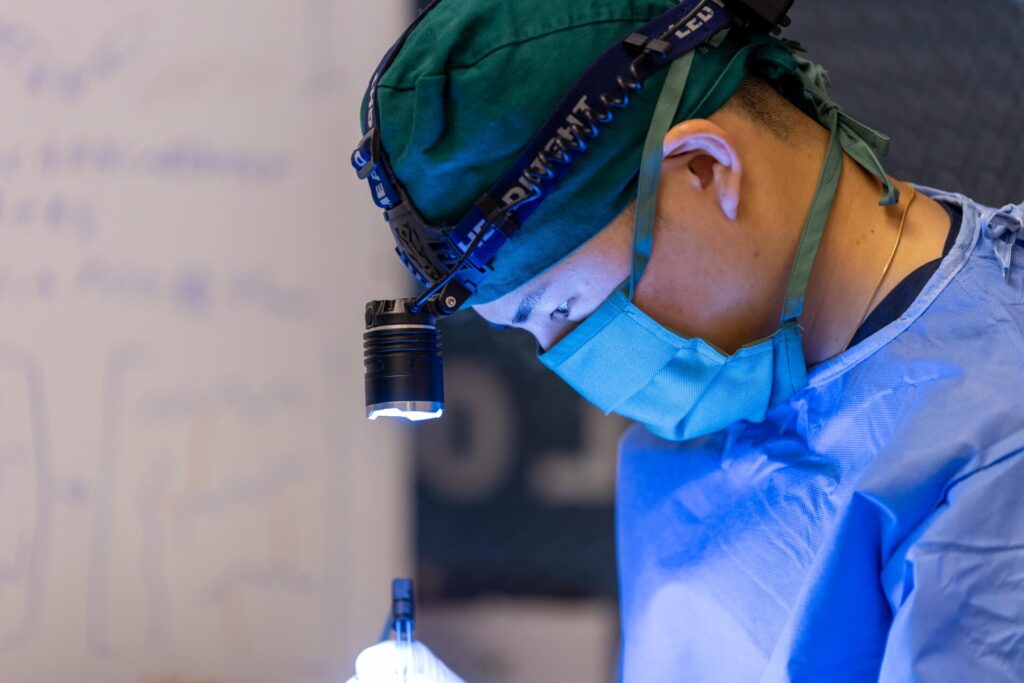 マーキング風景